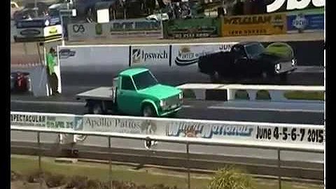 Hilux 2JZ, Pump E85, 14psi boost, 11.4 & 120mph, T...