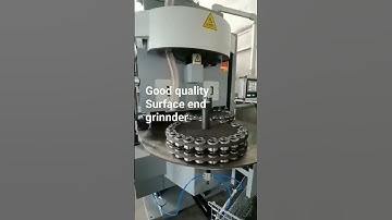 Surface end grinding Machine| Spring end grinder #manufacturingprocess #formingmachine