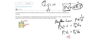 Aleks Understanding Boyle's Law