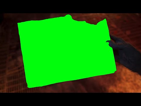 I am Groot - Groot Painting Scene - Green Screen