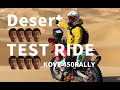 KOVE 450 RALLY DESERT TEST RIDE