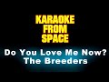 The Breeders • Do You Love Me Now? • [Karaoke] [Instrumental Lyrics]