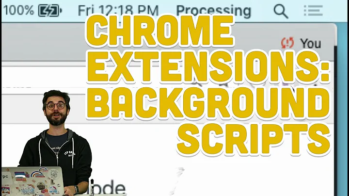 11.4: Chrome Extensions: Background Scripts - Programming with Text