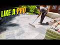 Build a BACKYARD PAVER PATIO by Yourself