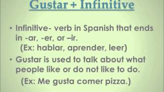 Gustar Basics: How to talk about what you like do to in Spanish.
