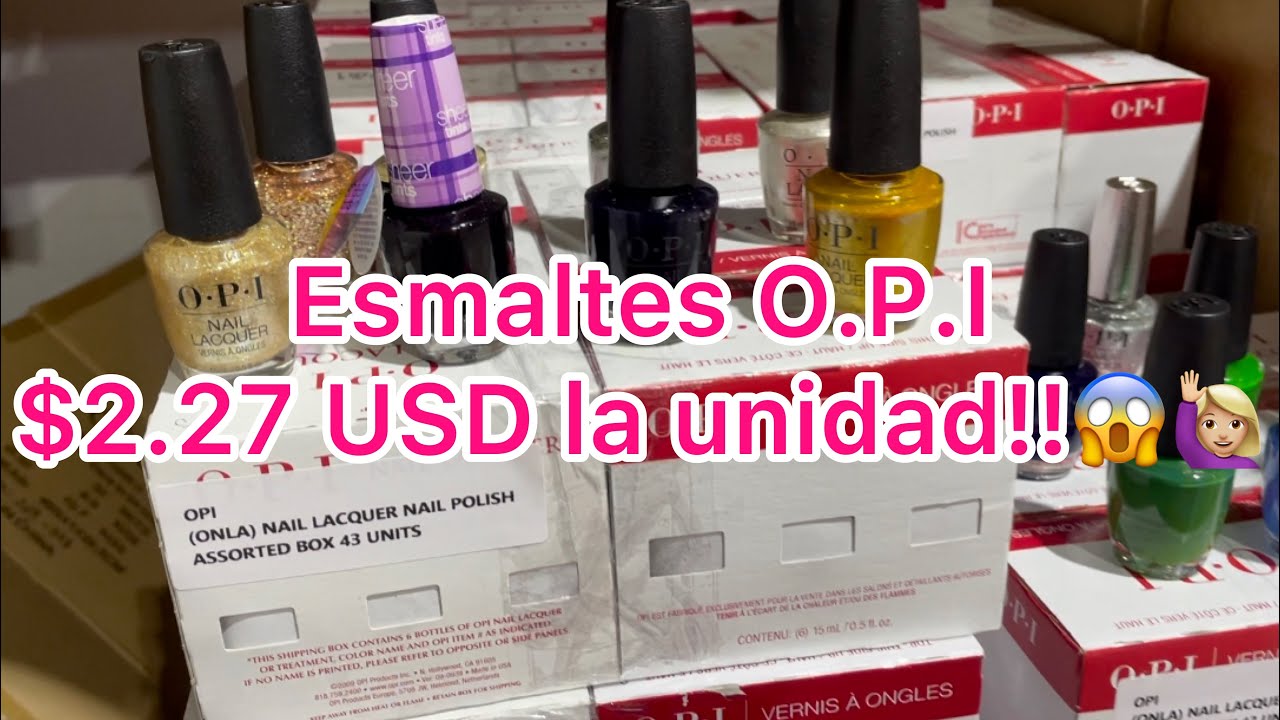 Esmaltes O.P.I a $2.27 USD! 😱 esto es perfecto para ti!