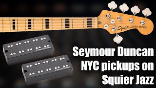 Squier CV '70s Jazz upgrade: Seymour Duncan NYC pickups
