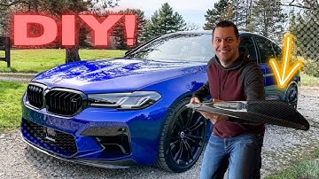 How To Install a Carbon Fiber F90 M5 CS Lip!