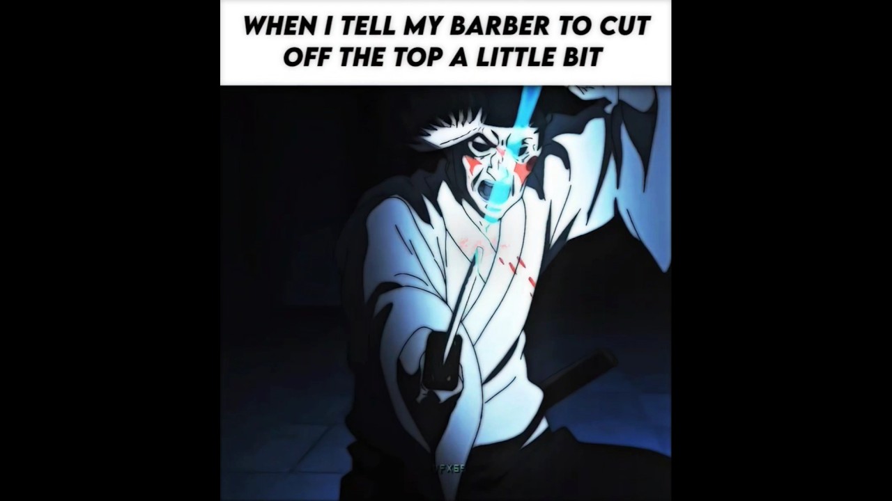 "Me when my Barber..." 💀 - Maki zenin edit || VAI VAI TRAIR hoodtrap || jjk season 3 ||