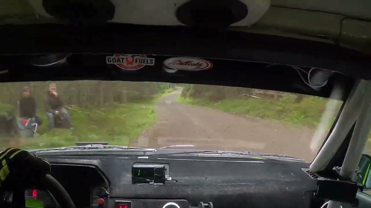 Rally Bergslagen 2025 SS1 Mazda 323 GTX