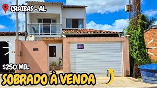 SOBRADO À VENDA NO CENTRO CRAÍBAS ALAGOAS 