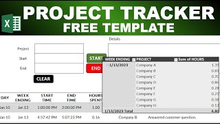 Free Project Tracker Template in Excel