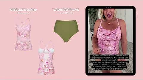 Nat Angel Tries Infamous Swim Cungelella Print