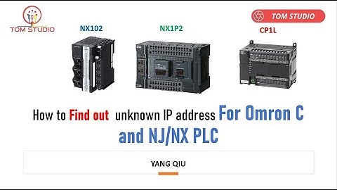 How to find out the unknown IP address for Omron PLC