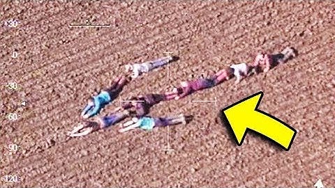Police Notice Lifeless Kids Lying In Field Forming Arrow. Then They Realize The Scary Truth.