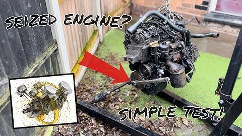 HOW TO CHECK IF YOUR ENGINE IS SEIZED 🔧• #engine #howto #mechanic