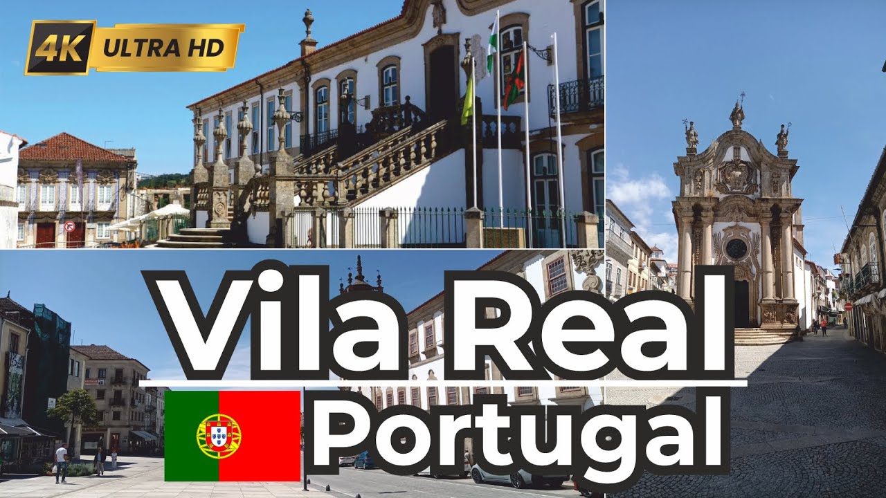 🇵🇹 Explore Vila Real, Portugal | 4K Walking Tour of Palaces, Streets & Hidden History