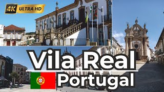 🇵🇹 Explore Vila Real, Portugal | 4K Walking Tour of Palaces, Streets & Hidden History