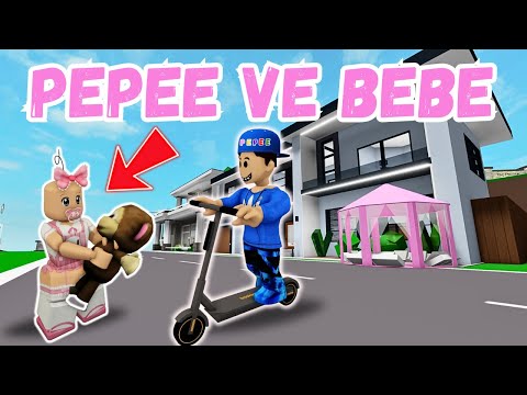 PEPEE İLE BEBE'NİN HİKAYESİ BÖLÜM 1😊AYŞEM ECE ARI💥ARIGİLLER🐝ROBLOX BROOKHAVEN🏡RP