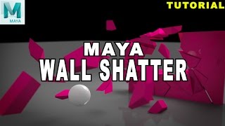 Maya Tutorial: How To Break A Wall Using Bullet Dynamics