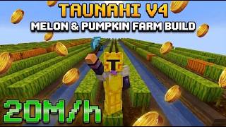 How To Build A Melon & Pumpkin Farm In 10 Minutes | Taunahi V4 FREE
