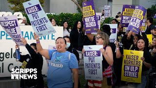 Kaiser Permanente strike continues for second day, as negotiations continue