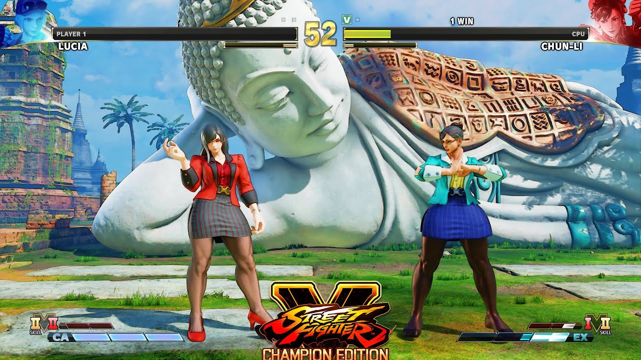 Street Fighter V CE Lucia vs Chun Li PC Mod #3