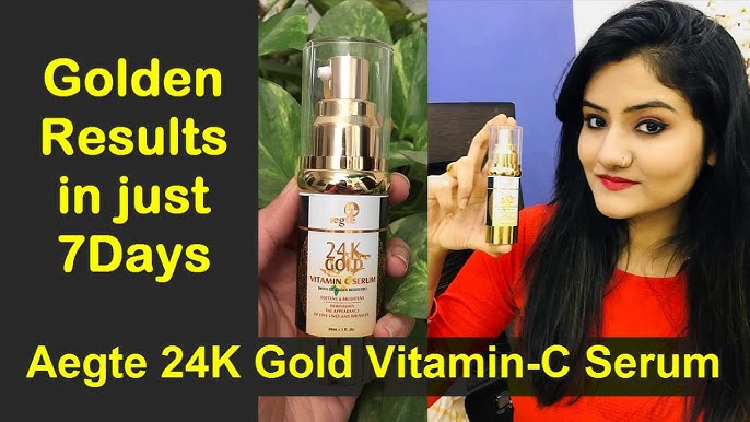 Uden for snatch Ride Aegte 24k Gold Vitamin C Serum | Reduces Fine Lines & Wrinkles | Anti-  Ageing Serum | SWATI BHAMBRA - YouTube