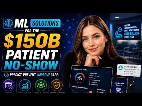 ML Solutions for the $150B Patient No-Show Crisis | How AI Is Fixing Healthcare Scheduling | Uplatz