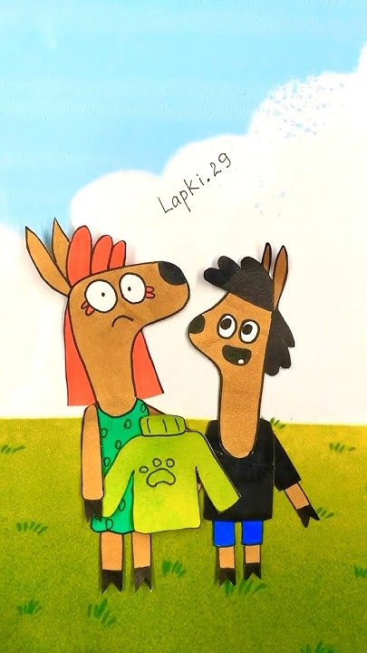 Мама Лама мыла раму #лапки #лапочки #animation - YouTube