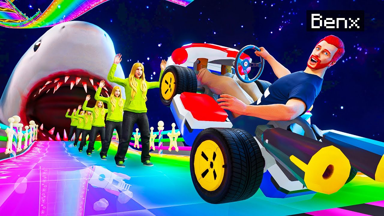 BENX spielt zum ZWEITEN MAL MARIO KART! (Elina schlägt TV kaputt)