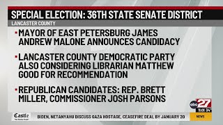 Two Democrats seek party endorsement ahead of 36th Senate District special election