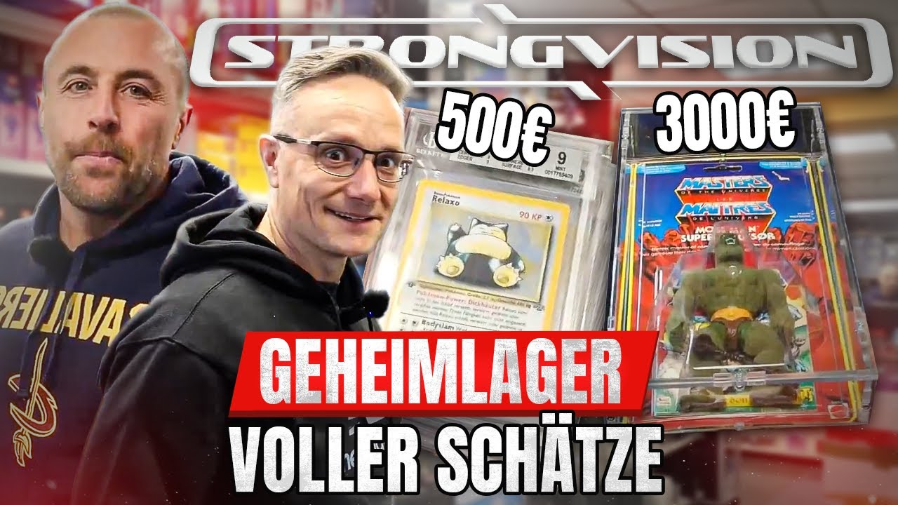 GEHEIMES Lager voller Vintage SCHÄTZE 😱 Wir werfen einen Blick rein! Im Gespräch mit Strongvision