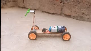 how to make _cardbod se banaye car # 9 Volte ki battery se kya banaen #drone motor project