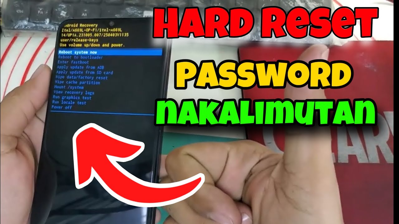 iTel A50C A669L Hard Reset Password