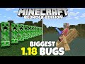 The BIGGEST Bugs In The Minecraft 1.18 Cave Update! Minecraft Bedrock Edition