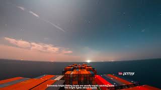 30 Days Timelapse at Sea  Through Thunderstorms, Torrential Rain & Busy Traffic screenshot 2