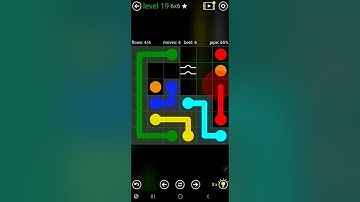 How To Solve Flow Free Bridges Starter Pack Level 19 6x6 Board Walk Through Solution Walkthrough