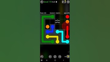 How To Solve Flow Free Bridges Starter Pack Level 19 6x6 Board Walk Through Solution Walkthrough