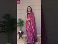 Meesho Georgette saree haul #meesho #shorts #fashion #stlye #youtubeshorts #saree