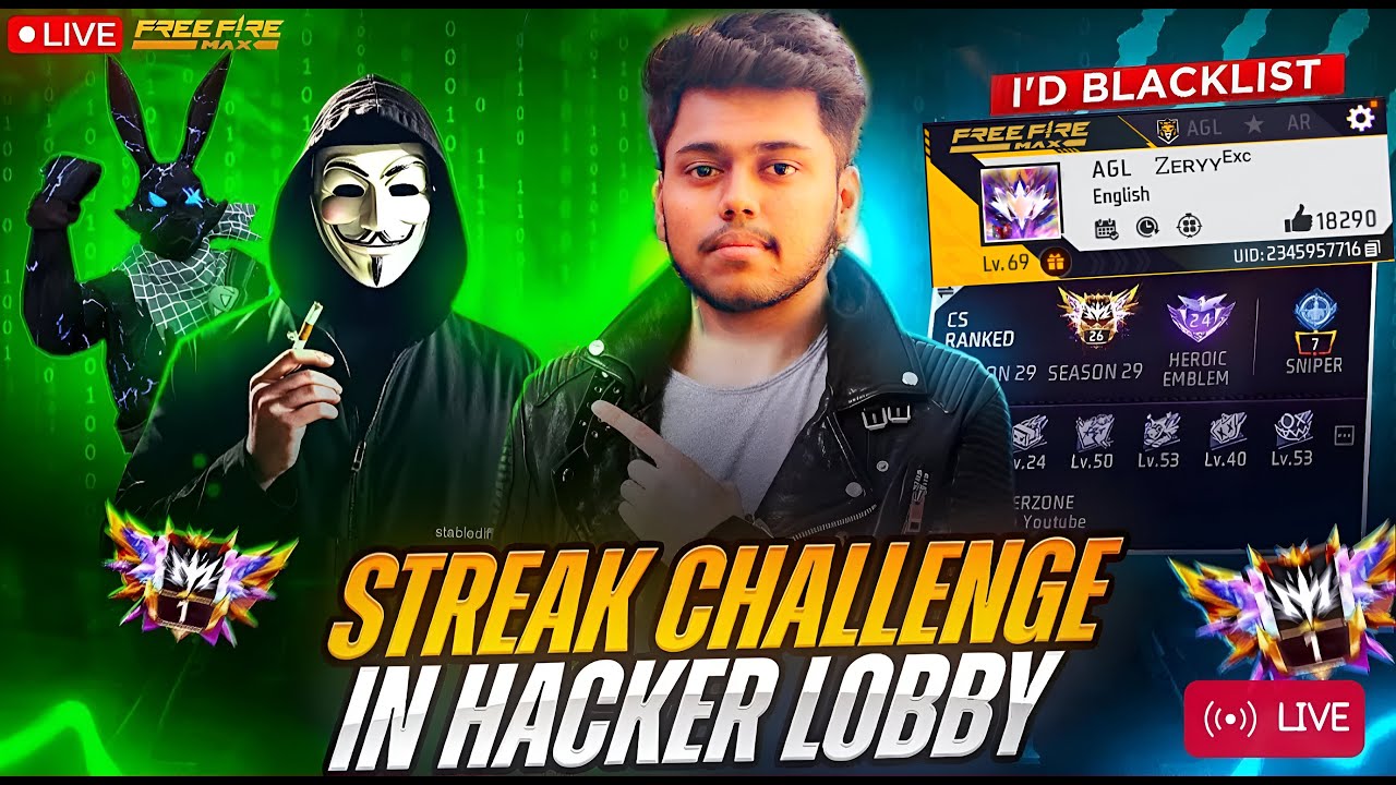 New Season 49🖐️Fastest Region Top 1Againts Haker Cs Rank Push🤯DAY 1 ...
