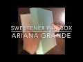 Sweetener fan box