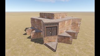 The most OVERPOWERED Rust Base / 4 bunkers / 60 Rocket raid - Solo/Duo Base Design