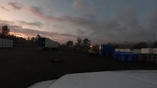 Truck unloading time lapse