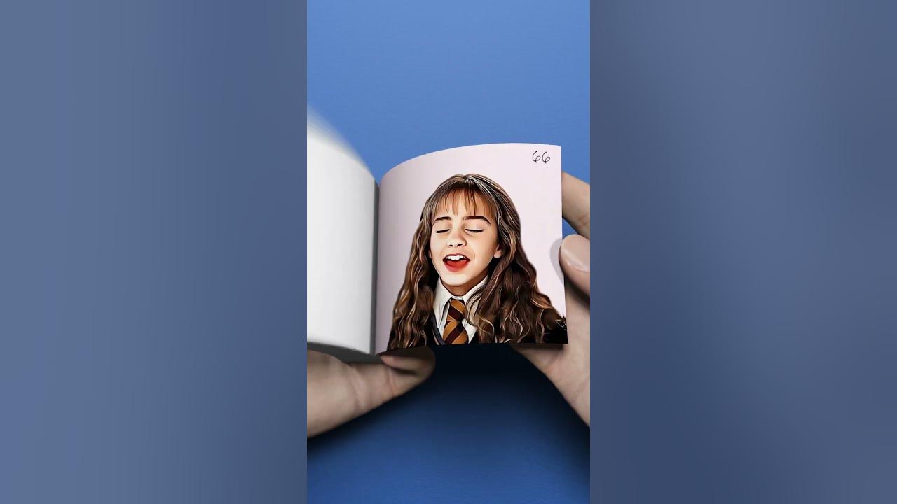 Hermione Granger Singing "Pretty Little Baby" FlipBook #shorts