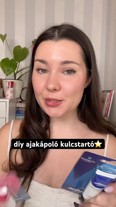 diy kulcstartó szájfény⭐️lG:mayakemenczy #smink #diy #diycrafts #diyprojects #lipgloss #sminkelés