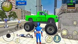Captain Rope Hero Ninja Gangster Crime Vegas City #5 - Android Gameplay screenshot 3