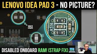 Lenovo IdeaPad 3 (14ADA05) No Picture / Freezing Fix – Disabling Onboard RAM