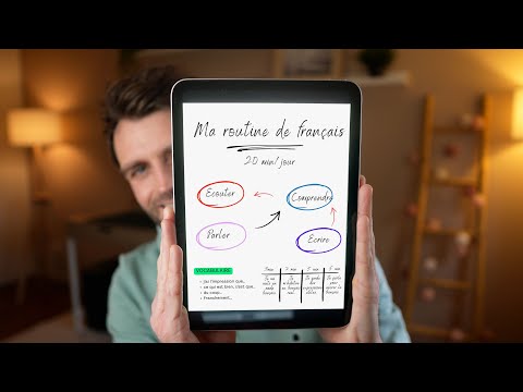 STUDY PLAN DE FRANÇAIS | La routine matinale de français, seulement 20 minutes par jour