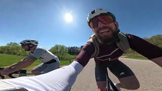 Hartmannsdorf riding with Michael.